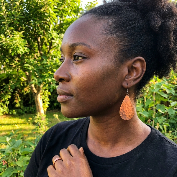 Michelle D. — Copper Earrings